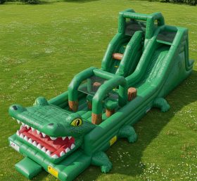 T8-8022 Escorrega Seco Inflável de Crocodilo