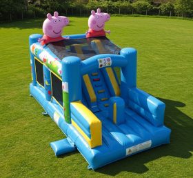 T8-8048 Escorrega Seco Inflável da Peppa Pig