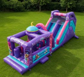 T8-8056 Escorrega Seco Inflável Shimmer & Shine