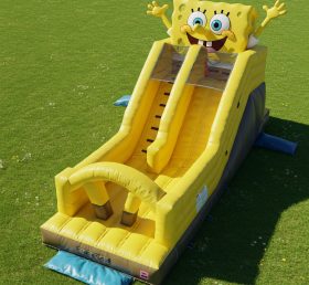 T8-8059 Escorrega Seco Inflável do Bob Esponja