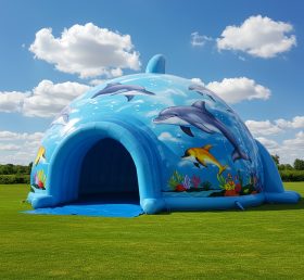 Tent1-4838 Cúpula Inflável Golfinho