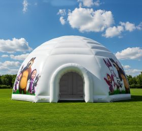 Tent1-4855 Cúpula Inflável Masha e o Urso