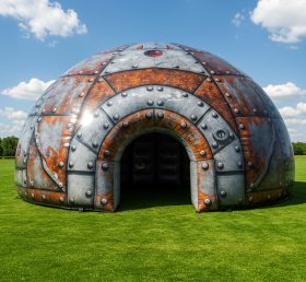 Tent1-4886 Cúpula Inflável Rusty Rivets