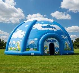 Tent1-4909 Cúpula Inflável dos Smurfs