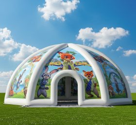 Tent1-4923 Domo Inflável Zootopia