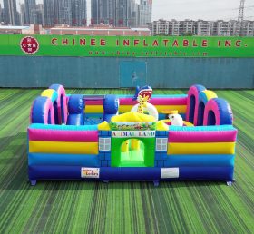 T6-5100 Parque Inflável Infantil Terra dos Animais