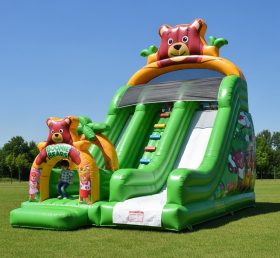 T8-8118 Escorregador Seco Inflável Tema Boonie Bears