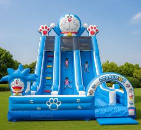 T8-8162 Escorregador Seco Inflável com Tema Doraemon