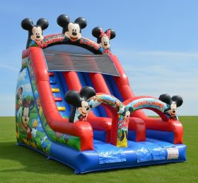 T8-8215 Escorregador Seco Inflável com Tema Mickey & Minnie