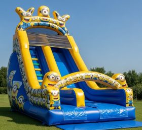 T8-8220 Escorregador Seco Inflável com Tema dos Minions