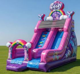 T8-8229 Escorregador Seco Inflável com Tema My Little Pony