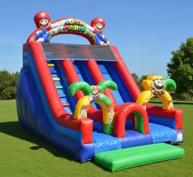 T8-8332 Escorregador Seco Inflável com Tema Super Mario