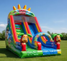 T8-8362 Escorregador Seco Inflável com Tema Timmy Time