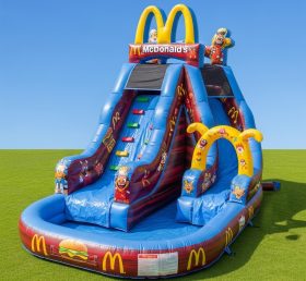 T8-8476 Escorrega Aquático Inflável com Tema do McDonald's