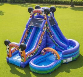 T8-8646 Escorregador Aquático Inflável com Tema Mickey & Minnie