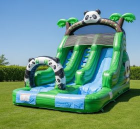 T8-8502 Escorrega Aquático Inflável Tema Panda