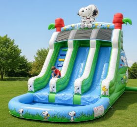 T8-8535 Escorregador Aquático Inflável com Tema Snoopy