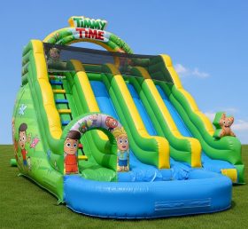 T8-8564 Escorrega Aquático Inflável Tema Timmy Time