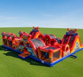 T6-6145 Playground Inflável Blaze Monster