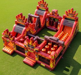 T7-3604 Curso de Obstáculos Inflável Blaze Monster