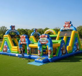 T6-6148 Parque Inflável Boonie Bears