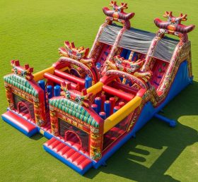 T6-6152 Playground Inflável Estilo Chinês
