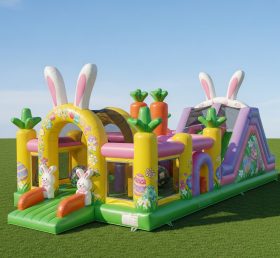T7-3617 Curso de Obstáculos Inflável de Páscoa