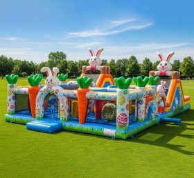 T6-6168 Parque Infantil Inflável de Páscoa
