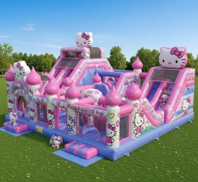 T6-6176 Playground Inflável Hello Kitty