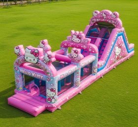 T7-3626 Hello Kitty Percursos de Obstáculos Infláveis