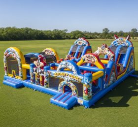 T6-6181 Parque Infantil Inflável Looney Tunes