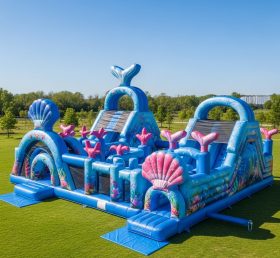 T6-6185 Parque Infantil Inflável de Sereia