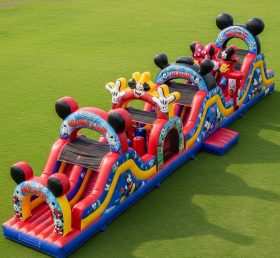 T7-3634 Cursos de Obstáculos Infláveis do Mickey e da Minnie