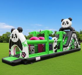 T7-3648 Curso de Obstáculos Inflável Panda