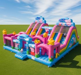 T6-6198 Parque Infantil Inflável Peppa Pig
