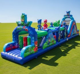 T7-3652 Cursos de Obstáculos Infláveis do Pj Masks