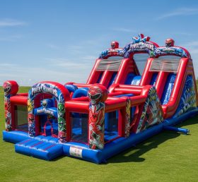 T6-6203 Playground Inflável Power Rangers