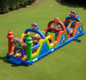 T7-3671 Super Mario Cursos de Obstáculos Infláveis