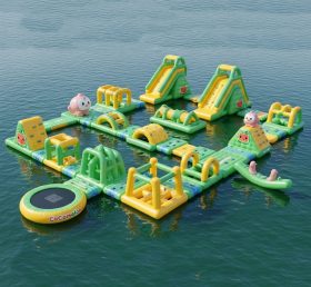S204 Parque Aquático Inflável com Tema Cocomelon