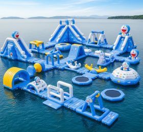 S207 Parque Aquático Inflável com Tema Doraemon