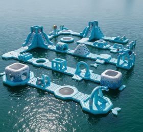 S220 Parque Aquático Inflável com Tema de Sereia