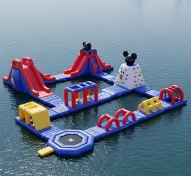S221 Parque Aquático Inflável com Tema do Mickey e Minnie