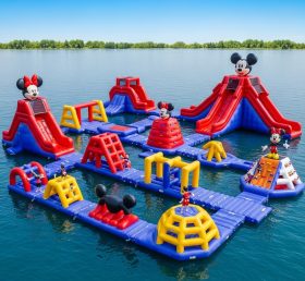 S222 Parque Aquático Inflável com Tema Mickey & Minnie