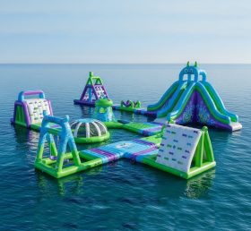 S230 Parque Aquático Inflável com Tema de Monstro