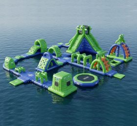 S231 Parque Aquático Inflável Tema Monstro