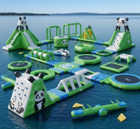 S235 Parque Aquático Inflável com Tema de Panda