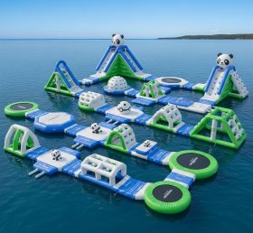 S238 Parque Aquático Inflável Tema Panda