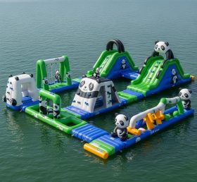 S243 Parque Aquático Inflável com Tema de Panda