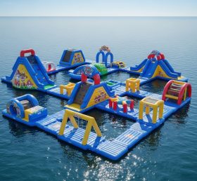 S245 Parque Aquático Inflável com Tema da Patrulha Canina