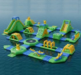 S252 Parque Aquático Inflável com Tema de Pokémon